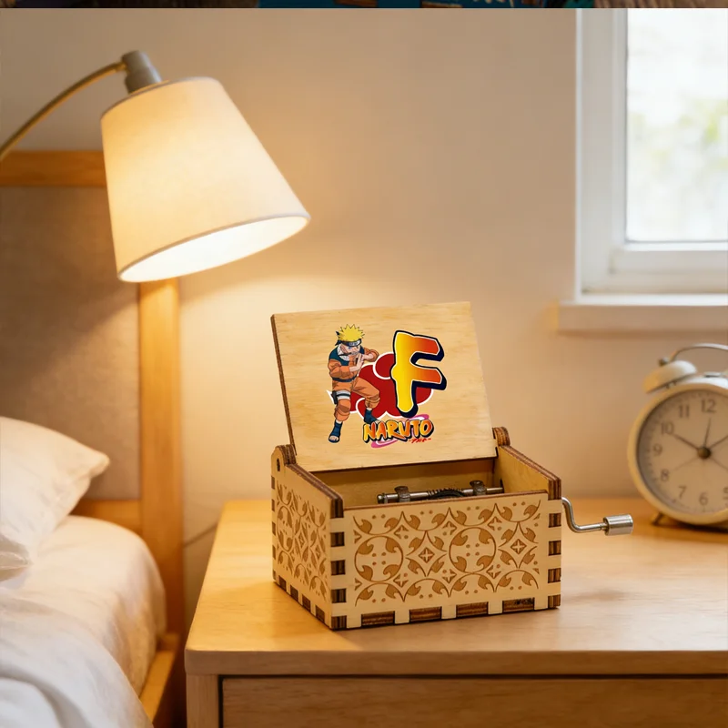 Naruto "you Are My Sunshine" Mini Hand Crank Music Box Cartoon Anime Patterned Letters A-Z Printed Toy Bedroom Ornaments Gifts
Naruto "you Are My Sunshine" Mini Hand Crank Music Box Cartoon Anime Patterned Letters A-Z Printed Toy Bedroom Ornaments Gifts