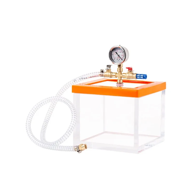 6L Transparent Pyrex Glass Vacuum Defoaming Barrel Epoxy Resin Silicone AB Glue Defoaming Vacuum Chamber Laboratory Tools
6L Transparent Pyrex Glass Vacuum Defoaming Barrel Epoxy Resin Silicone AB Glue Defoaming Vacuum Chamber Laboratory Tools