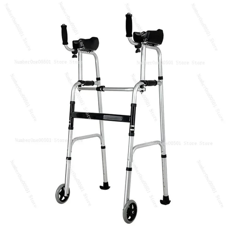 Walker with Wheel with Seat Aluminum Alloy Disabled Four-legged Crutches Rehabilitation Aid Walker with Arm Drag Walker
Walker with Wheel with Seat Aluminum Alloy Disabled Four-legged Crutches Rehabilitation Aid Walker with Arm Drag Walker