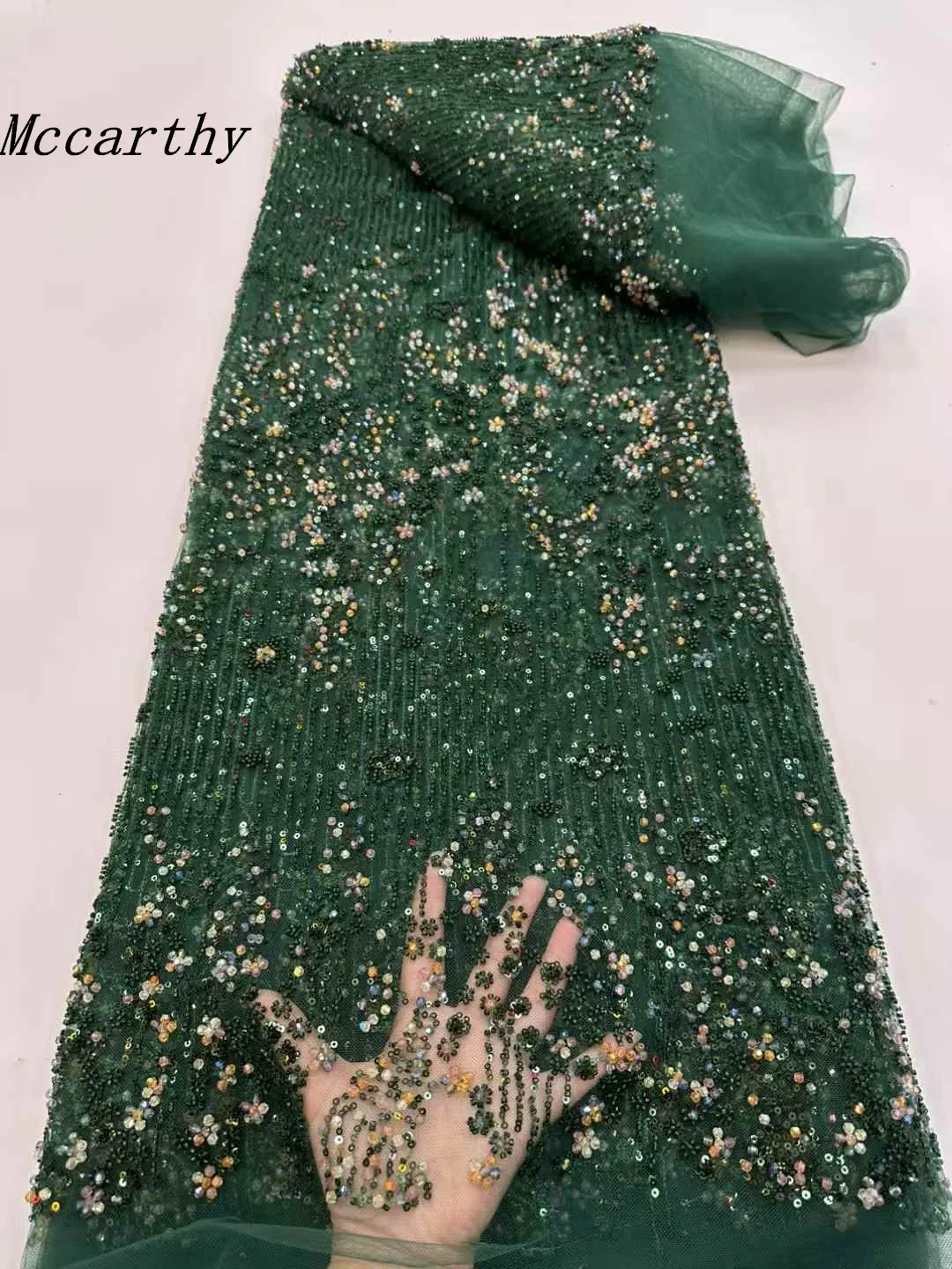 Luxury Stones African Nigerian Groom Sequins Beads Lace Fabric 2025 Green High Quality French Tulle Lace Fabric For Bridal Dress
Luxury Stones African Nigerian Groom Sequins Beads Lace Fabric 2025 Green High Quality French Tulle Lace Fabric For Bridal Dress