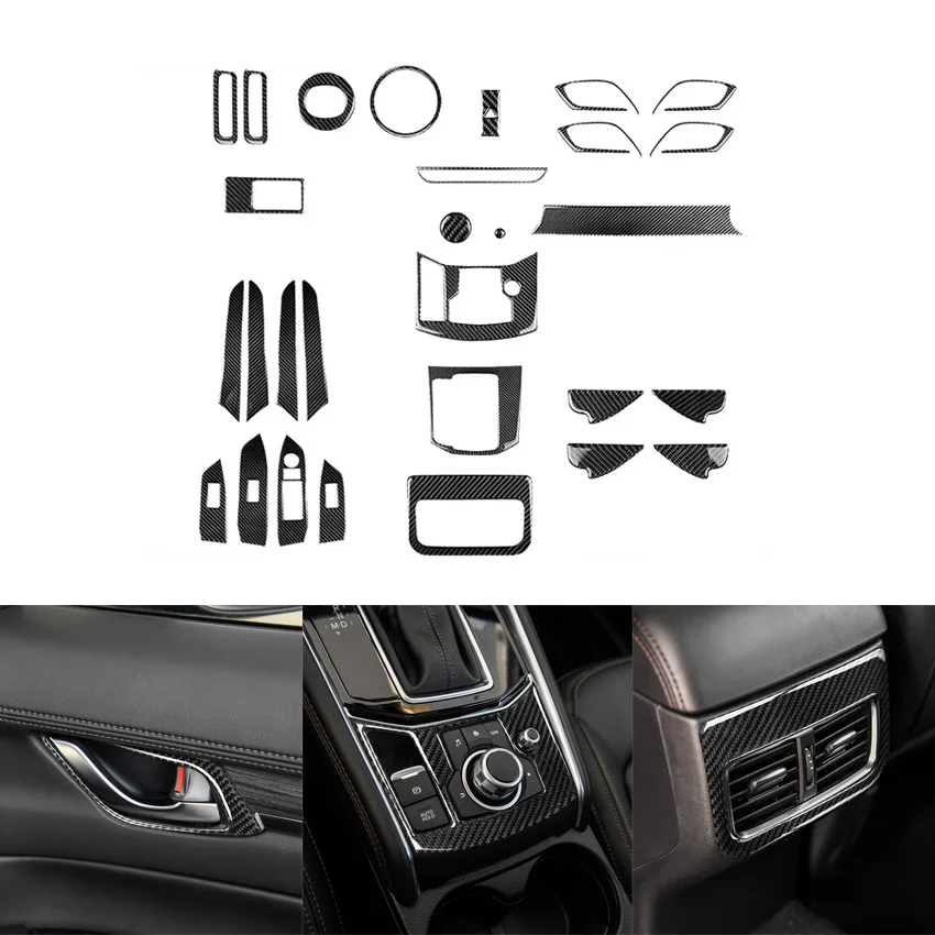 Car Interior Decorative Accessories For Mazda CX-5 CX5 2017 2018 Carbon Fiber Black Protection Stickers Cover Trim
Car Interior Decorative Accessories For Mazda CX-5 CX5 2017 2018 Carbon Fiber Black Protection Stickers Cover Trim