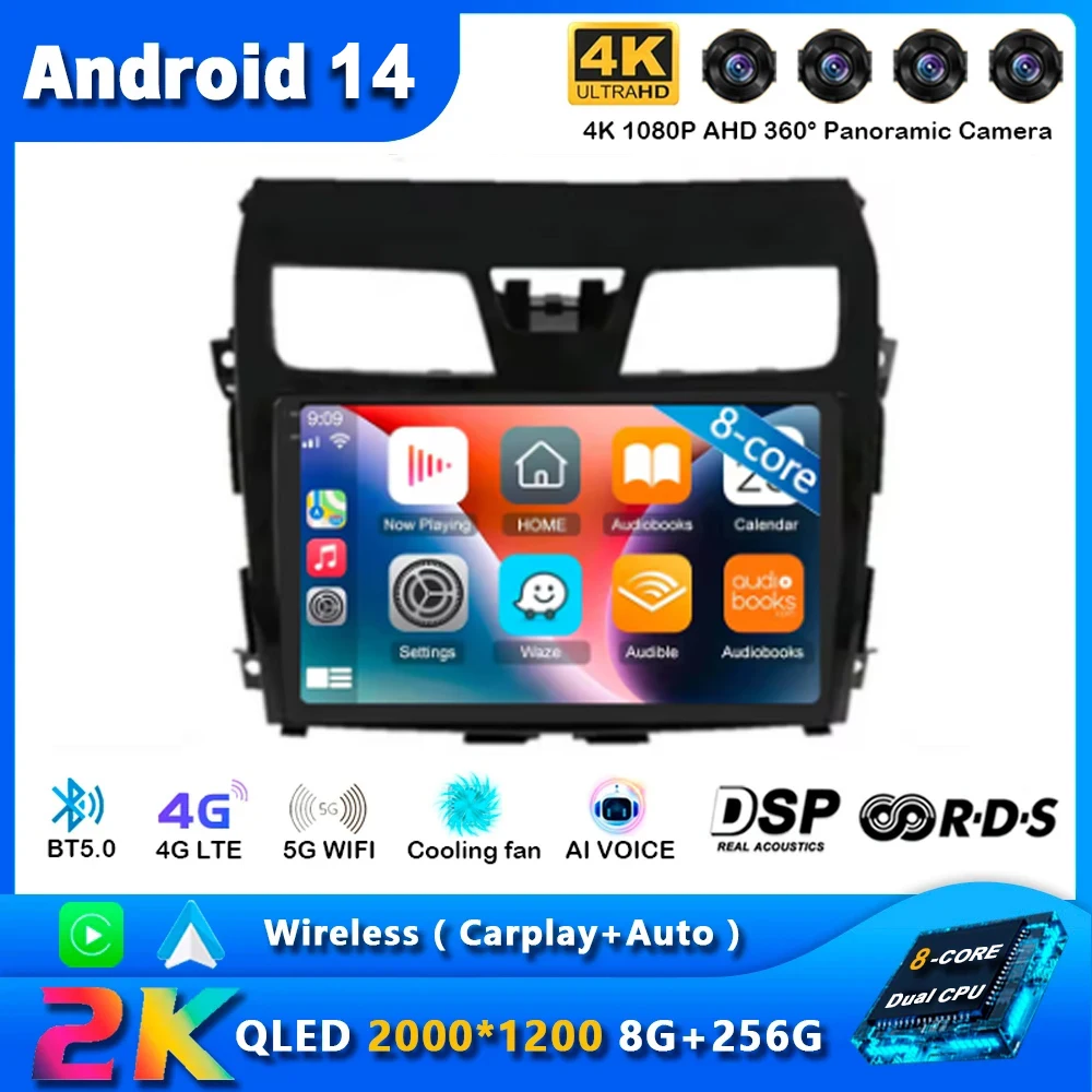 Android 14 Carplay Auto Car Radio For Nissan Teana Altima 2013 2014 2015 Navigation GPS Multimedia Player Stereo video WIFI+4G
Android 14 Carplay Auto Car Radio For Nissan Teana Altima 2013 2014 2015 Navigation GPS Multimedia Player Stereo video WIFI+4G