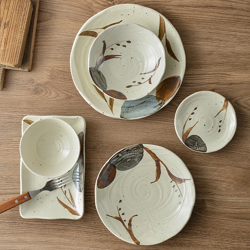 Autumn Grass Series Ceramic Tableware Bowl Plate Soy Sauce Small Dish Japanese Ceramic Tableware Household Chopsticks Gift Box
Autumn Grass Series Ceramic Tableware Bowl Plate Soy Sauce Small Dish Japanese Ceramic Tableware Household Chopsticks Gift Box