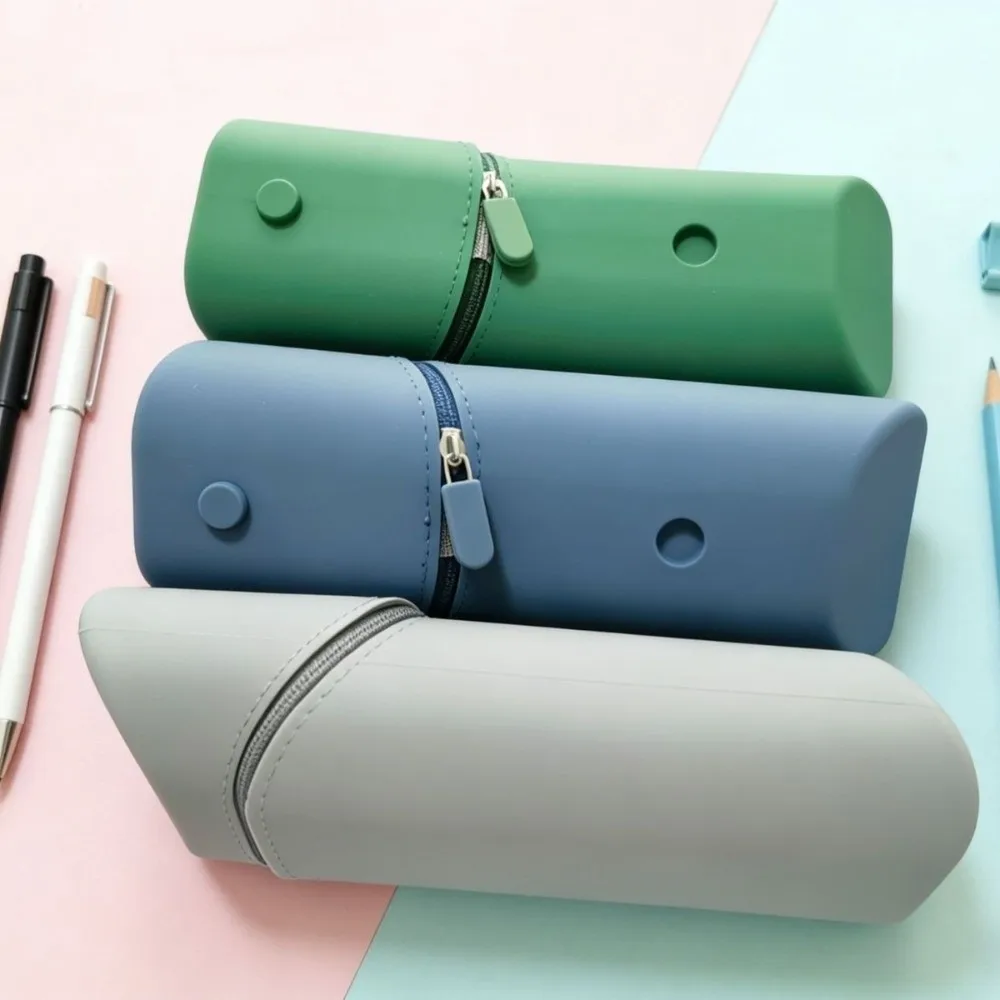 Large- Capacity Silicone Pencil Case Eco-Friendly Soft Macaron Expandable Stationery Storage Bag Solid Color Portable
Large- Capacity Silicone Pencil Case Eco-Friendly Soft Macaron Expandable Stationery Storage Bag Solid Color Portable