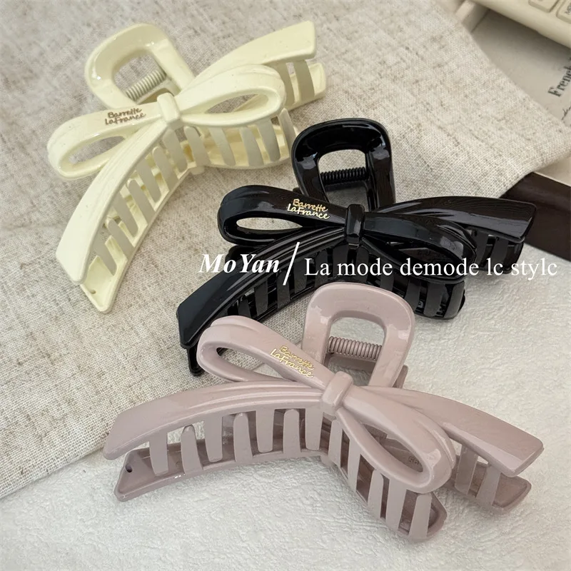 NewTrendy Colored Acrylic Bow Hair Claw Clips Headwear Women 2024 Summer Korean Colorful Geometric Hairpin Hair Accessories
NewTrendy Colored Acrylic Bow Hair Claw Clips Headwear Women 2024 Summer Korean Colorful Geometric Hairpin Hair Accessories