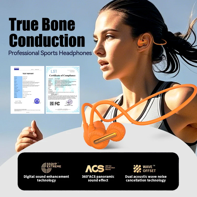 Наушники с костной проводимостью IPX7, водонепроницаемые, беспроводные, Bluetooth 5,4, 8 часов, с длительным временем воспроизведения, спортивные наушники для бега, езды на велосипеде
Наушники с костной проводимостью IPX7, водонепроницаемые, беспроводные, Bluetooth 5,4, 8 часов, с длительным временем воспроизведения, спортивные наушники для бега, езды на велосипеде