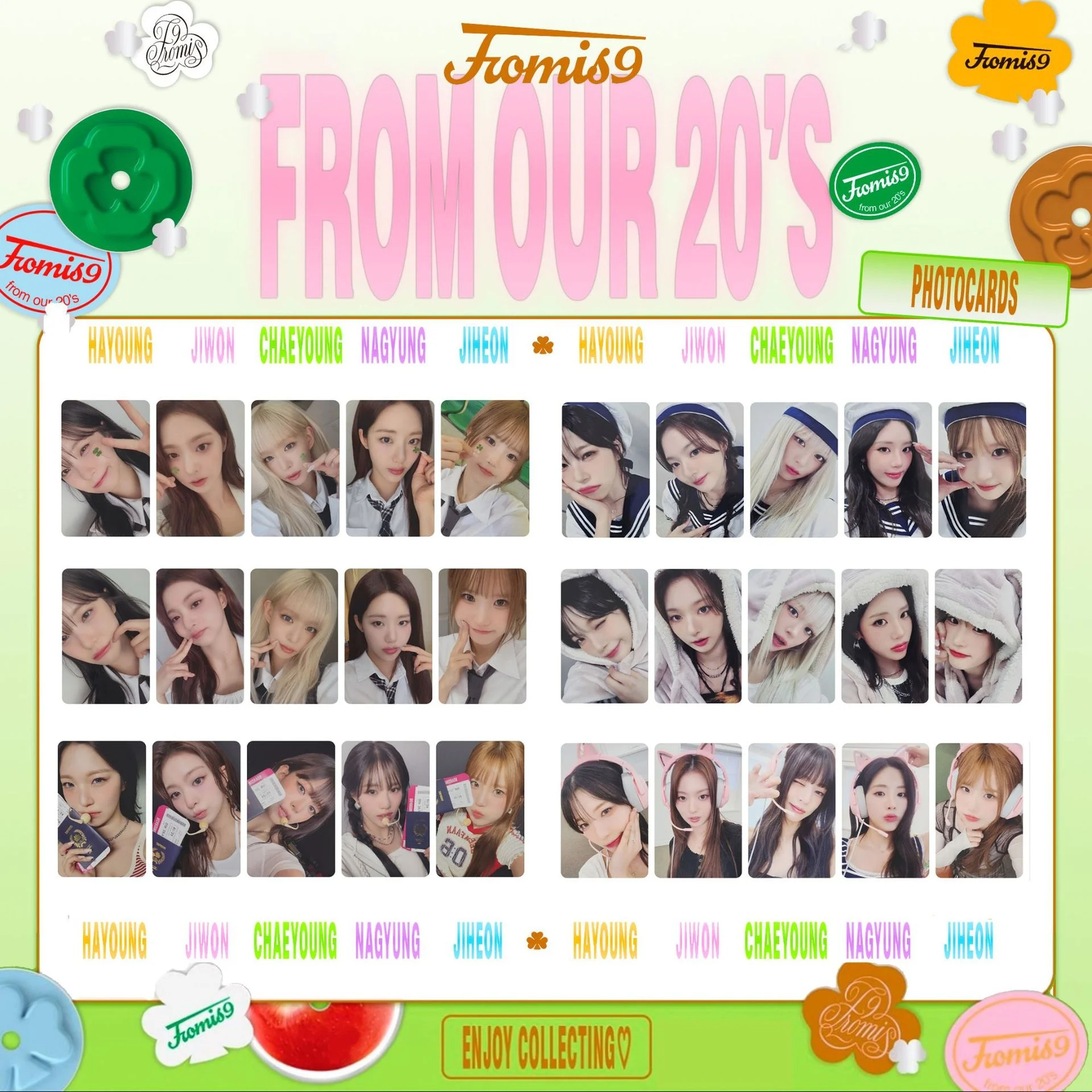 Альбом Kpop Fromis_9 из наших фотокарточек 20-х годов, двухсторонняя печать, Lucky Card Soundwave Ver LOMO Card Seulyn Jiwon Collection
Альбом Kpop Fromis_9 из наших фотокарточек 20-х годов, двухсторонняя печать, Lucky Card Soundwave Ver LOMO Card Seulyn Jiwon Collection