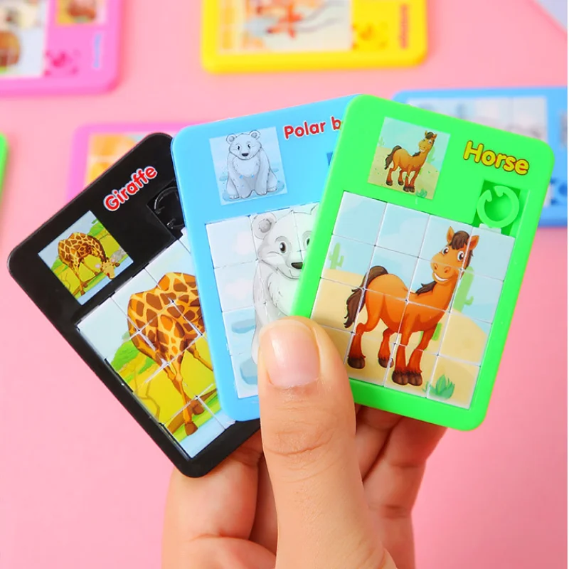 Мультяшная головоломка с животными, скользящая головоломка с 16 сетками, головоломка-лабиринт для раннего развития, развивающая игрушка для детей, день рождения, технические награды
Мультяшная головоломка с животными, скользящая головоломка с 16 сетками, головоломка-лабиринт для раннего развития, развивающая игрушка для детей, день рождения, технические награды
