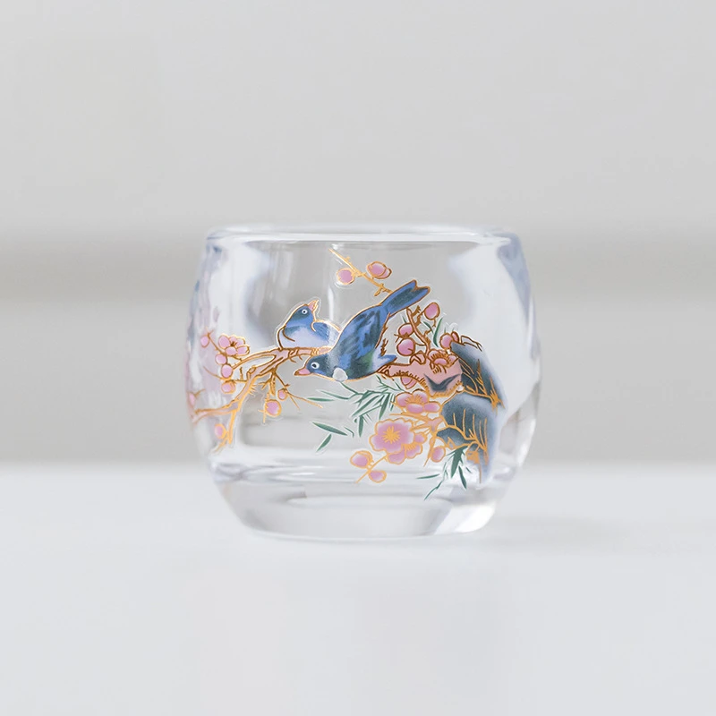 Чайная чашка из цветного стекла Plum Magpie, 70 мл, японская чаша для чая, чашка для дегустации чая, чашка для медитации, чашка для чайной церемонии Chazhan, набор для чаепития
Чайная чашка из цветного стекла Plum Magpie, 70 мл, японская чаша для чая, чашка для дегустации чая, чашка для медитации, чашка для чайной церемонии Chazhan, набор для чаепития