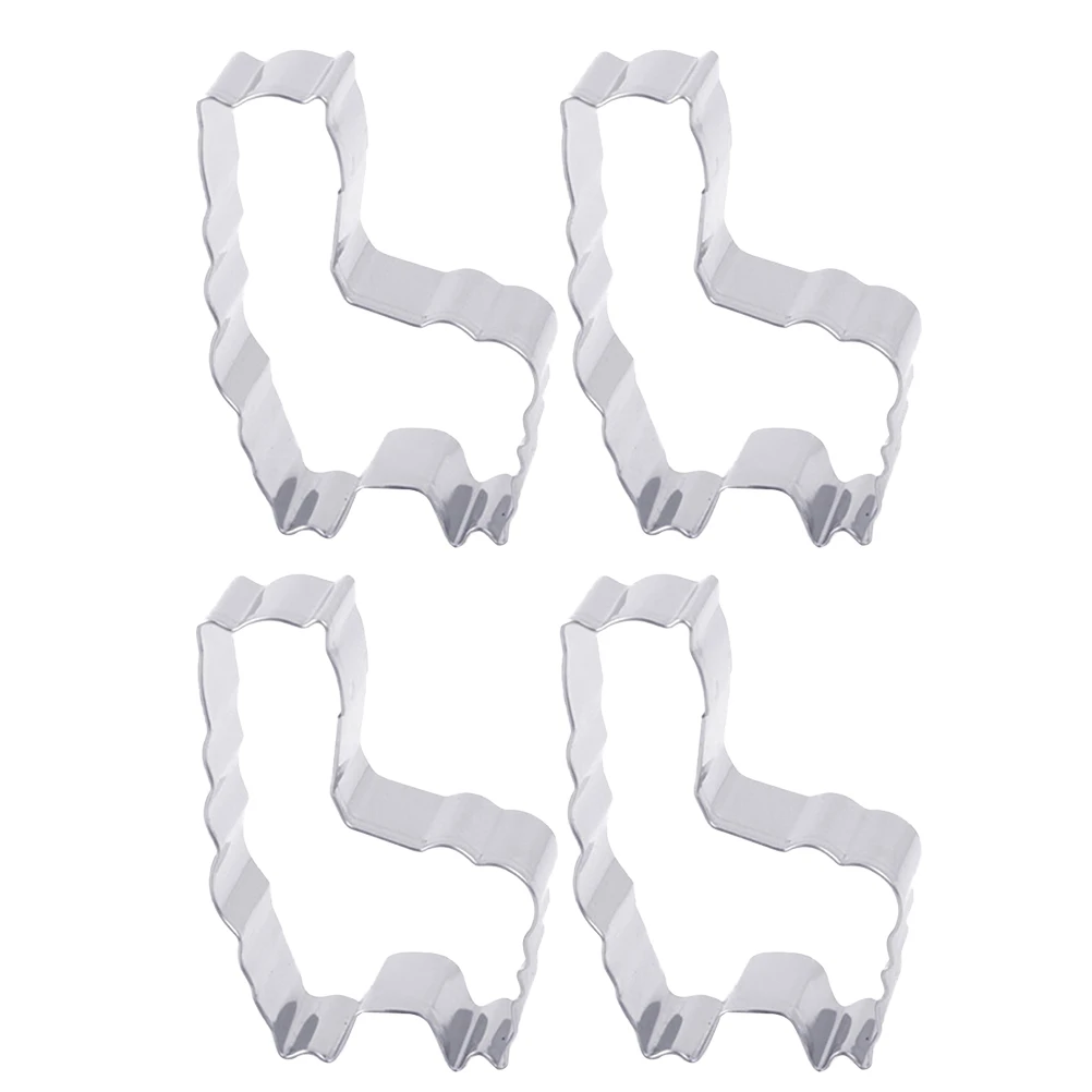 4 Pcs Cookie Molds Stainless Steel Alpaca Shape Cake Baking Tools Non Stick Easy Demould Fondant Chocolate Crafts
4 Pcs Cookie Molds Stainless Steel Alpaca Shape Cake Baking Tools Non Stick Easy Demould Fondant Chocolate Crafts