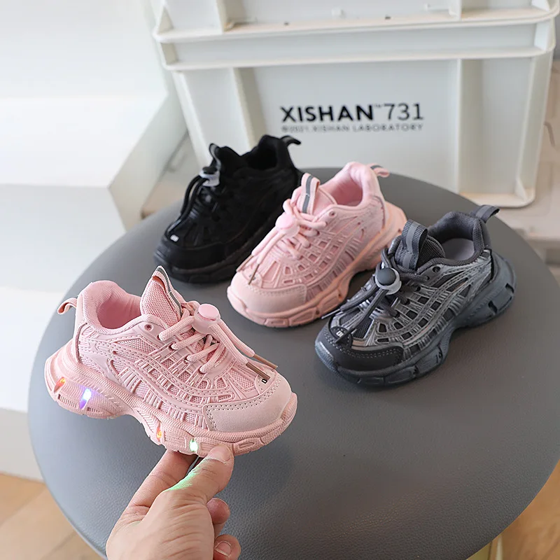 Children's Casual Shoes Autumn LED Luminous Shoes Girls Boys Fashion Tennis Shoes Soft Bottom Glowing Sneakers Kids Zapatos Niña
Children's Casual Shoes Autumn LED Luminous Shoes Girls Boys Fashion Tennis Shoes Soft Bottom Glowing Sneakers Kids Zapatos Niña