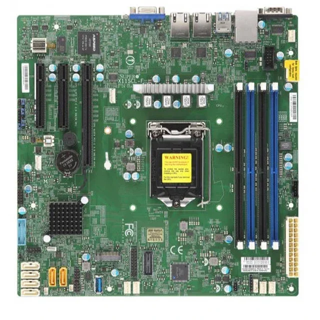 Supermicro X11SCL-F-B Серверная материнская плата MicroATX с одним разъемом LGA-1151 C242 128 ГБ
Supermicro X11SCL-F-B Серверная материнская плата MicroATX с одним разъемом LGA-1151 C242 128 ГБ