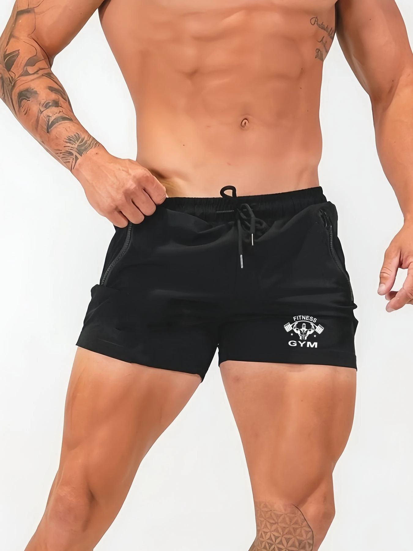 Men's Athletic Shorts, Zippered Multi-Pocket Breathable Indoor Workout Shorts, Summer Quick-Dry Basketball Shorts
Men's Athletic Shorts, Zippered Multi-Pocket Breathable Indoor Workout Shorts, Summer Quick-Dry Basketball Shorts