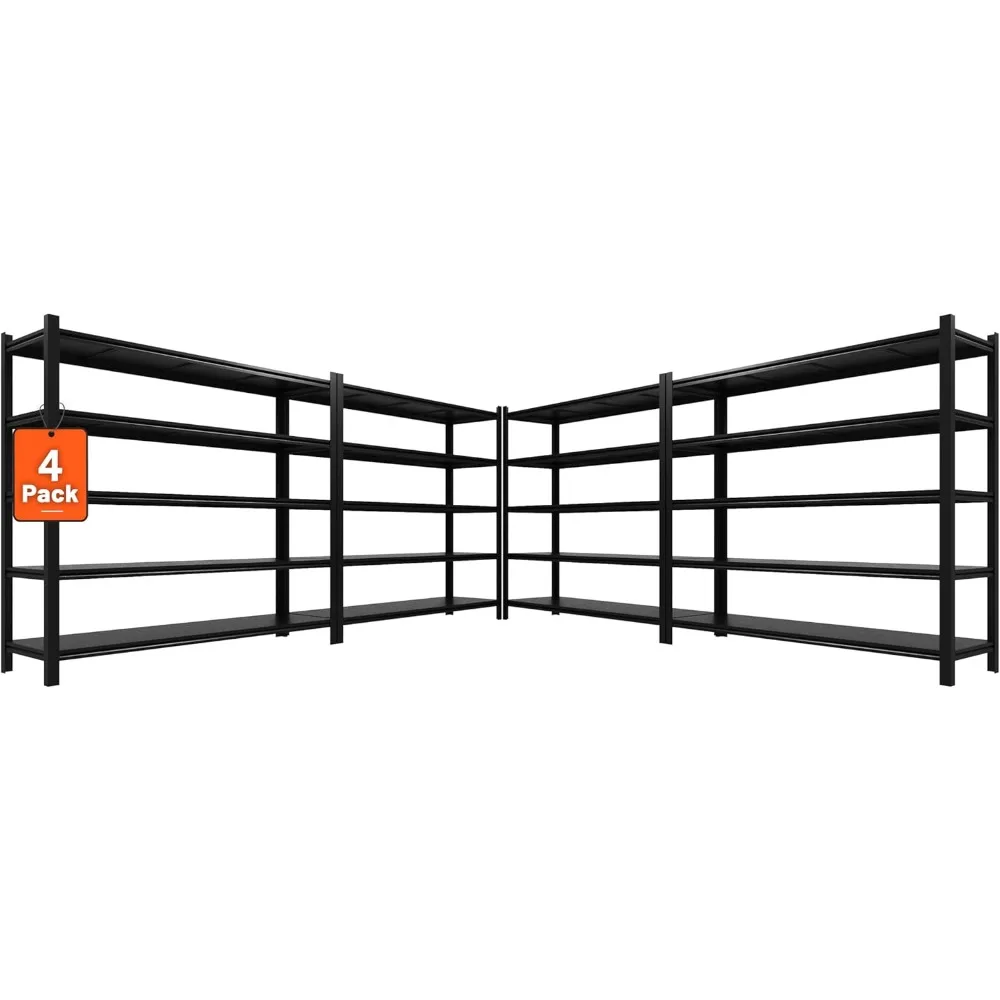 48.2" W Garage Shelving 3000LBS Storage Shelves Heavy Duty Garage Shelves Adjustable 5 Tier Metal Shelves, 24.2"Dx48.2"Wx 72.2"H
48.2" W Garage Shelving 3000LBS Storage Shelves Heavy Duty Garage Shelves Adjustable 5 Tier Metal Shelves, 24.2"Dx48.2"Wx 72.2"H