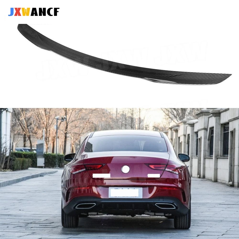 JXWANCF Dry Carbon fiber Rear Boot Spoiler for Mercedes Benz W118 CLA Class Sedan 2018 + Car Trunk Spoiler Lid Wing
JXWANCF Dry Carbon fiber Rear Boot Spoiler for Mercedes Benz W118 CLA Class Sedan 2018 + Car Trunk Spoiler Lid Wing