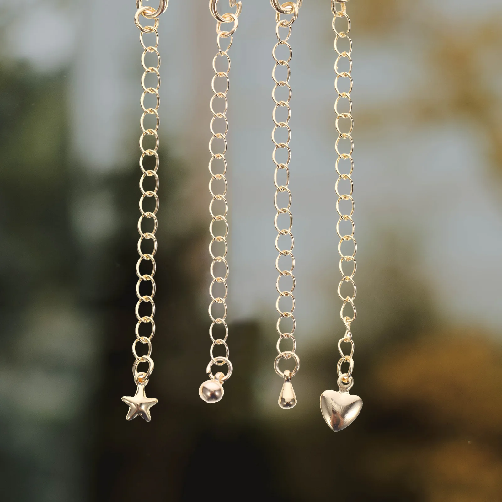 4pcs Gold Plated Copper Chain Extenders Bracelet Necklace Anklet Extensions Diy Jewelry Accessories Gift For Birthday
4pcs Gold Plated Copper Chain Extenders Bracelet Necklace Anklet Extensions Diy Jewelry Accessories Gift For Birthday