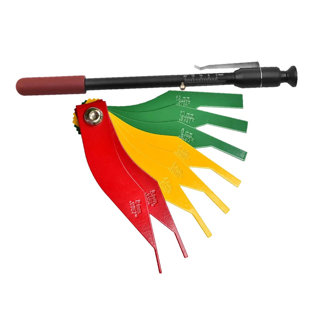 Car Automotive Measuring Tools Tape Plastic Brake Pad Thickness Gauge Measurement
Car Automotive Measuring Tools Tape Plastic Brake Pad Thickness Gauge Measurement