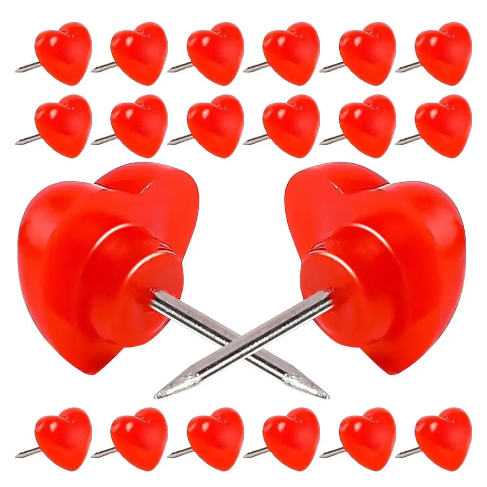 50 Pcs Heart Shaped Pins for Cork Board Felt Bulletin Decorative Thumb Tacks Reusable Office School Supplies Stainless Location
50 Pcs Heart Shaped Pins for Cork Board Felt Bulletin Decorative Thumb Tacks Reusable Office School Supplies Stainless Location