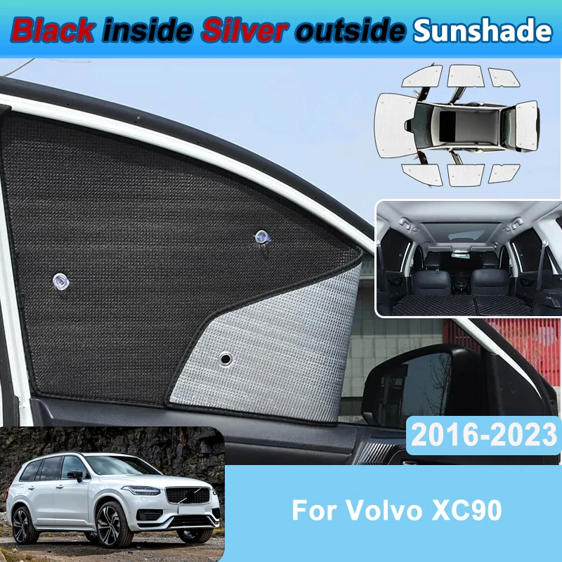 Car Sunshade For Volvo XC90 MK2 2016-2023 Windshield Side Window Heat insulation Shading Anti-UV Protection Visors Accessories
Car Sunshade For Volvo XC90 MK2 2016-2023 Windshield Side Window Heat insulation Shading Anti-UV Protection Visors Accessories