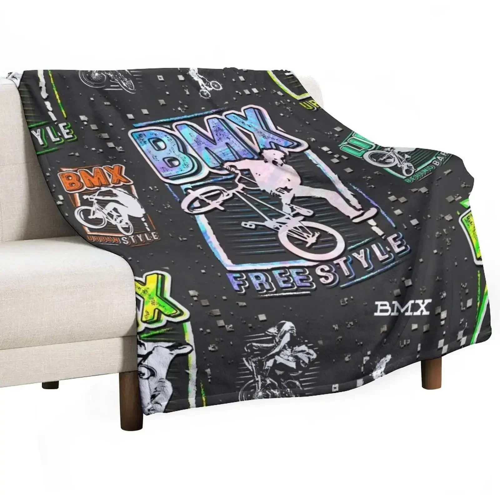 Colorful Bmx Apparel Bmx Freestyle Throw Blanket Lightweight Warm Blanket for Travel Camping
Colorful Bmx Apparel Bmx Freestyle Throw Blanket Lightweight Warm Blanket for Travel Camping
