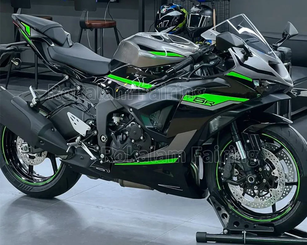 For Kawasaki Ninja ZX-6R 2024 2025 ZX6R 24 25 Aftermarket Motorbike Fairing (Injection Molding)
For Kawasaki Ninja ZX-6R 2024 2025 ZX6R 24 25 Aftermarket Motorbike Fairing (Injection Molding)