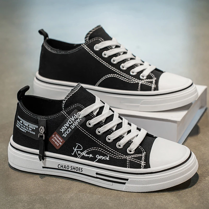 Men's Canvas Shoes Breathable Lightweight Sports Casual Classic Cloth Shoes for Students Versatile Summer Soft Bottom Board S...
Men's Canvas Shoes Breathable Lightweight Sports Casual Classic Cloth Shoes for Students Versatile Summer Soft Bottom Board S...