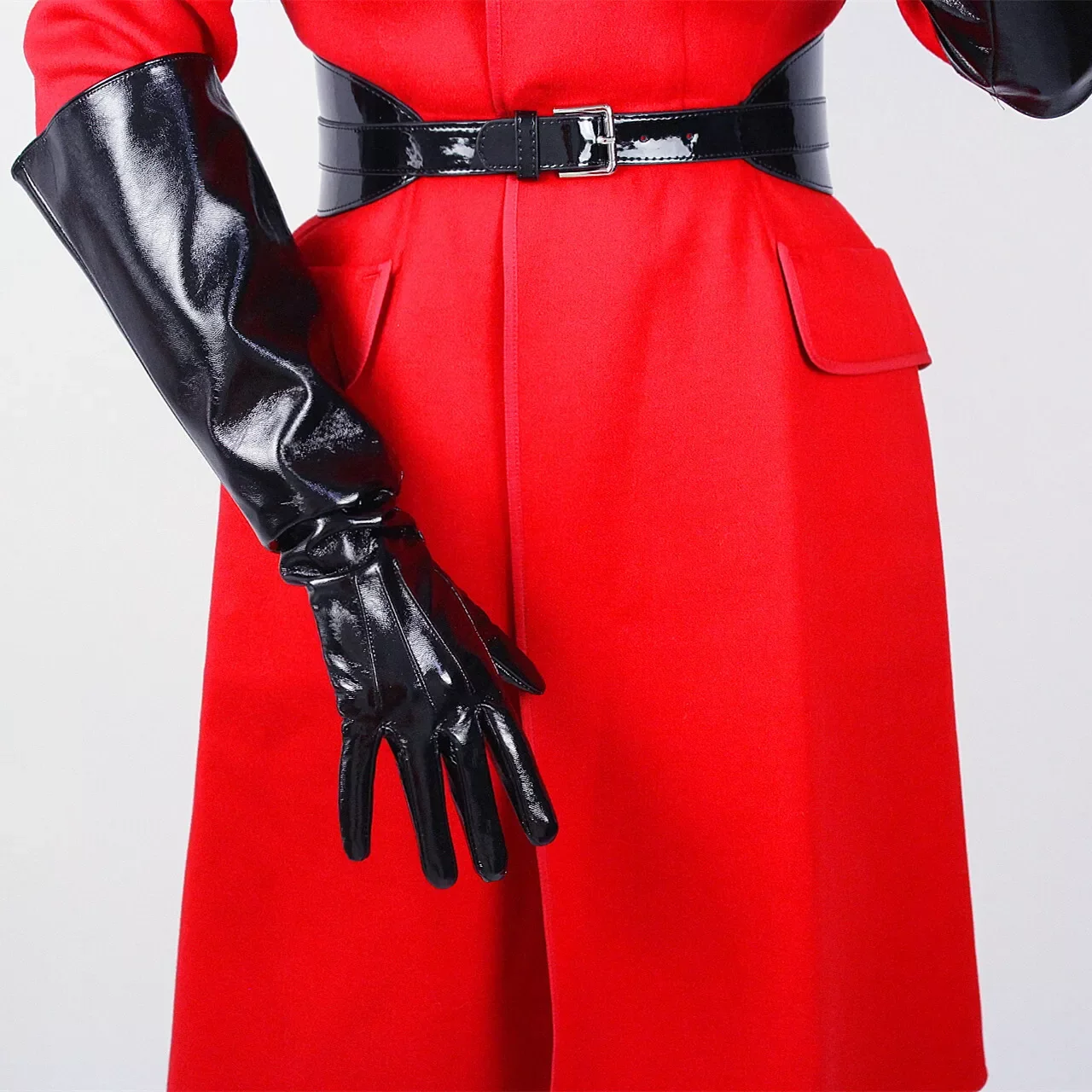 Shine Black PUFF GLOVES Oversized WIDE SLEEVES 50cm Elbow Long Faux Leather Fashion Costume Evening Party Halloween Unisex Glove
Shine Black PUFF GLOVES Oversized WIDE SLEEVES 50cm Elbow Long Faux Leather Fashion Costume Evening Party Halloween Unisex Glove