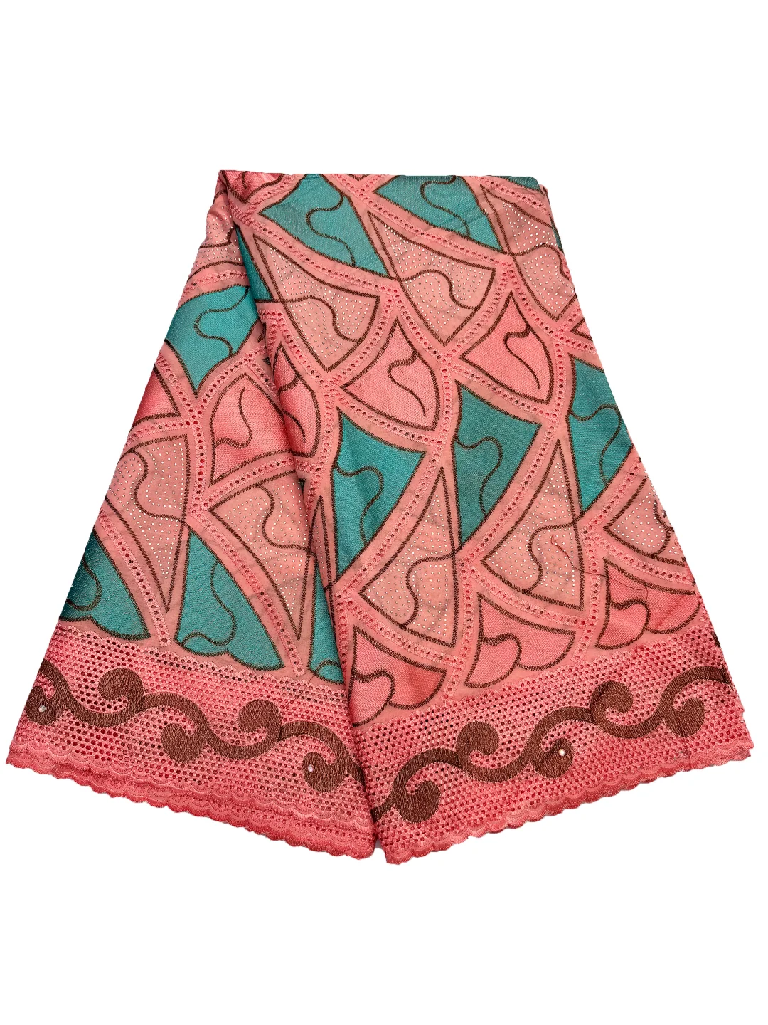 African Embrodiery Lace Fabric High Quality Swiss Voile Cotton Lace Fabric With Rhinstone For Long Sleeved Ankara Shirt Or Dress
African Embrodiery Lace Fabric High Quality Swiss Voile Cotton Lace Fabric With Rhinstone For Long Sleeved Ankara Shirt Or Dress