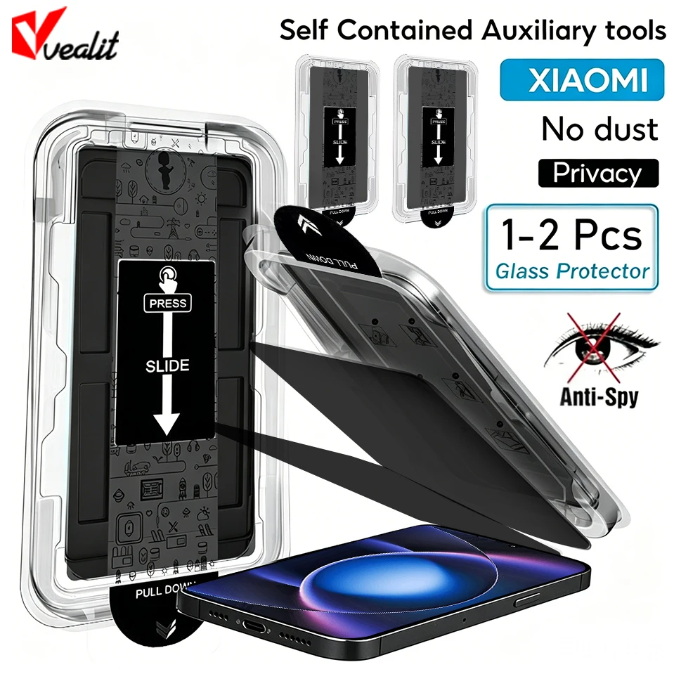 1-2pcs Easy Installation Kit Dust-Free Privacy Glass for Xiaomi 17 Max Unlock Screen Protector for Xiaomi 17 Pro Max Cover
1-2pcs Easy Installation Kit Dust-Free Privacy Glass for Xiaomi 17 Max Unlock Screen Protector for Xiaomi 17 Pro Max Cover 