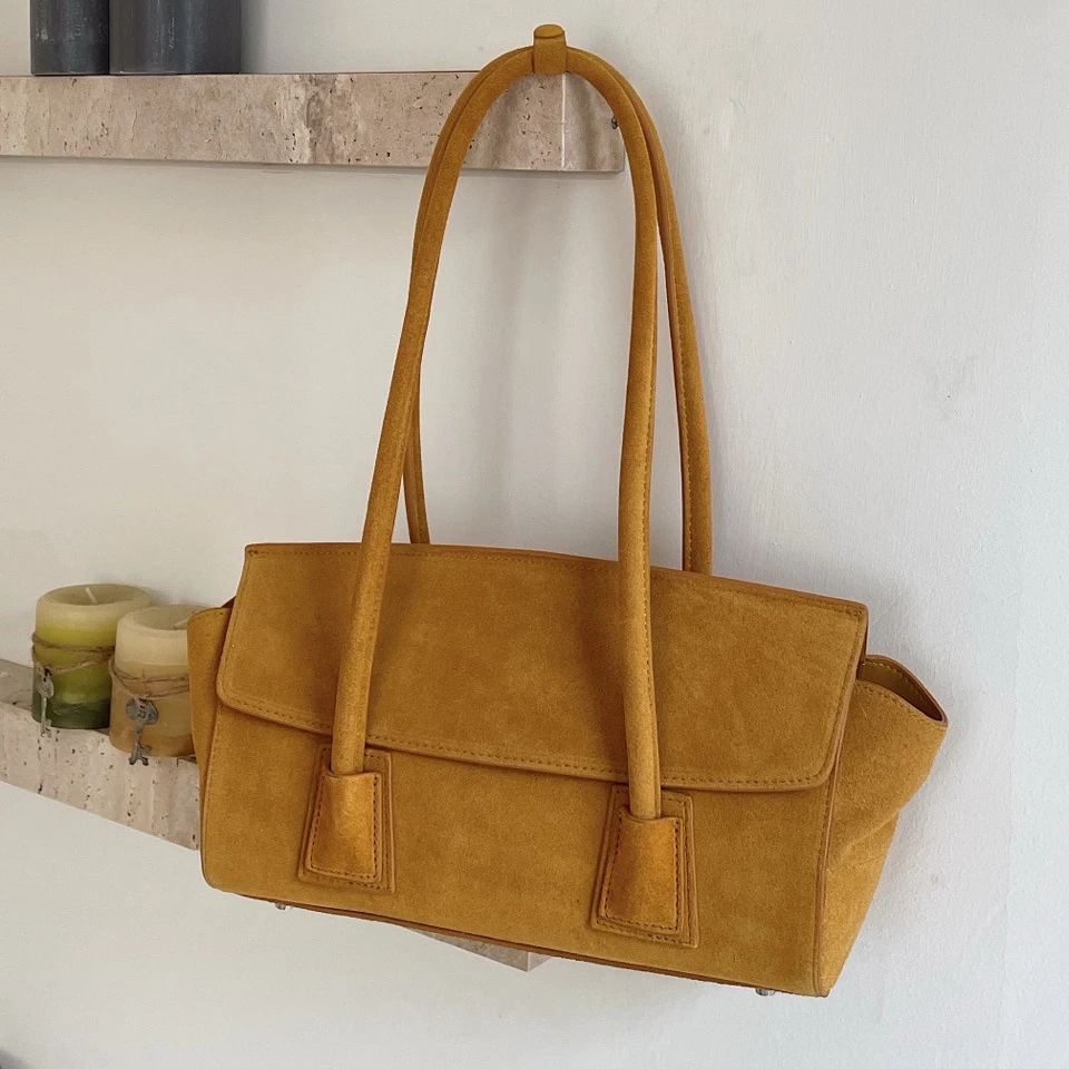 Suede Women's Armpit Bag 2025 New Niche Design Frosted Cowhide Vintage High Quality Large Capacity Hand-Laundry Shoulder Bag
Suede Women's Armpit Bag 2025 New Niche Design Frosted Cowhide Vintage High Quality Large Capacity Hand-Laundry Shoulder Bag