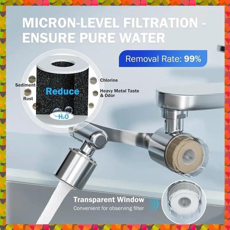 Акция! Фильтр-удлинитель для смесителя, сменный набор из 8 предметов с 2 углеродными волоконными и 6 хлопковыми фильтрами из полипропилена для дома, ванной комнаты, кухни
Акция! Фильтр-удлинитель для смесителя, сменный набор из 8 предметов с 2 углеродными волоконными и 6 хлопковыми фильтрами из полипропилена для дома, ванной комнаты, кухни