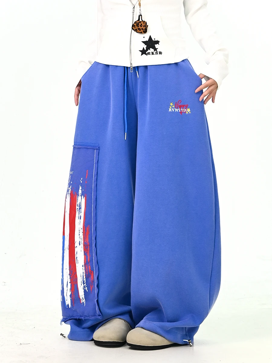 Повседневные свободные женские зимние брюки с флаговым дизайном, длинные брюки в пол, удобные, в американском стиле, модные, спортивные
Повседневные свободные женские зимние брюки с флаговым дизайном, длинные брюки в пол, удобные, в американском стиле, модные, спортивные