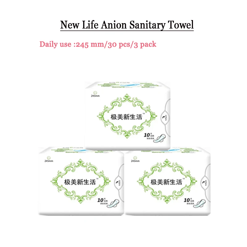 3Pack=30Pcs Women Sanitary Napkin Feminine Hygiene Menstrual Pads Daily Pads Nursing Care Menstrual Period Sanitary Pads XL-Size
3Pack=30Pcs Women Sanitary Napkin Feminine Hygiene Menstrual Pads Daily Pads Nursing Care Menstrual Period Sanitary Pads XL-Size