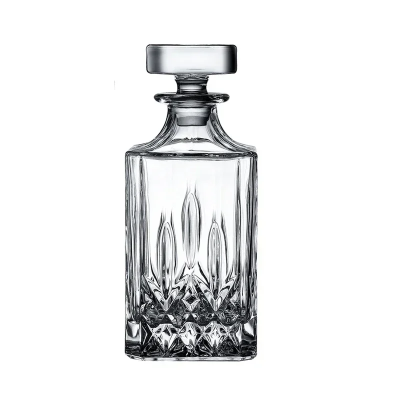 Hellodream-Diamond Print Whiskey Decanter, Crystal Glass, Lead-Free, Transparent, Liquor Decanter, 25.36 oz
Hellodream-Diamond Print Whiskey Decanter, Crystal Glass, Lead-Free, Transparent, Liquor Decanter, 25.36 oz