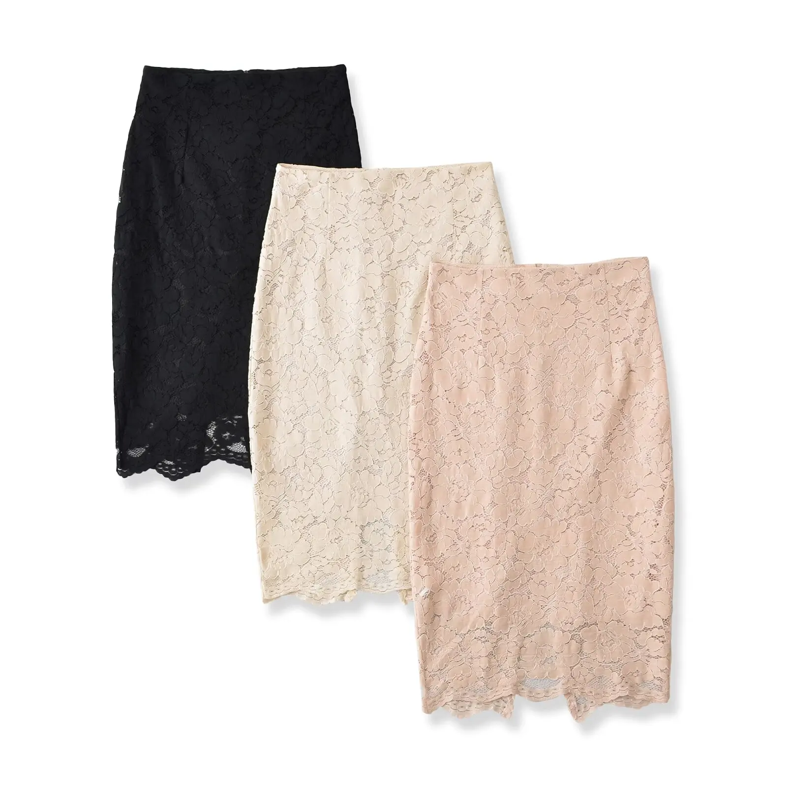 Sexy Lace Slit High Waist Bodycon Skirt Sweet Spicy Half-length A-Line Midi Skirt for Commuting And Slimming Effect
Sexy Lace Slit High Waist Bodycon Skirt Sweet Spicy Half-length A-Line Midi Skirt for Commuting And Slimming Effect