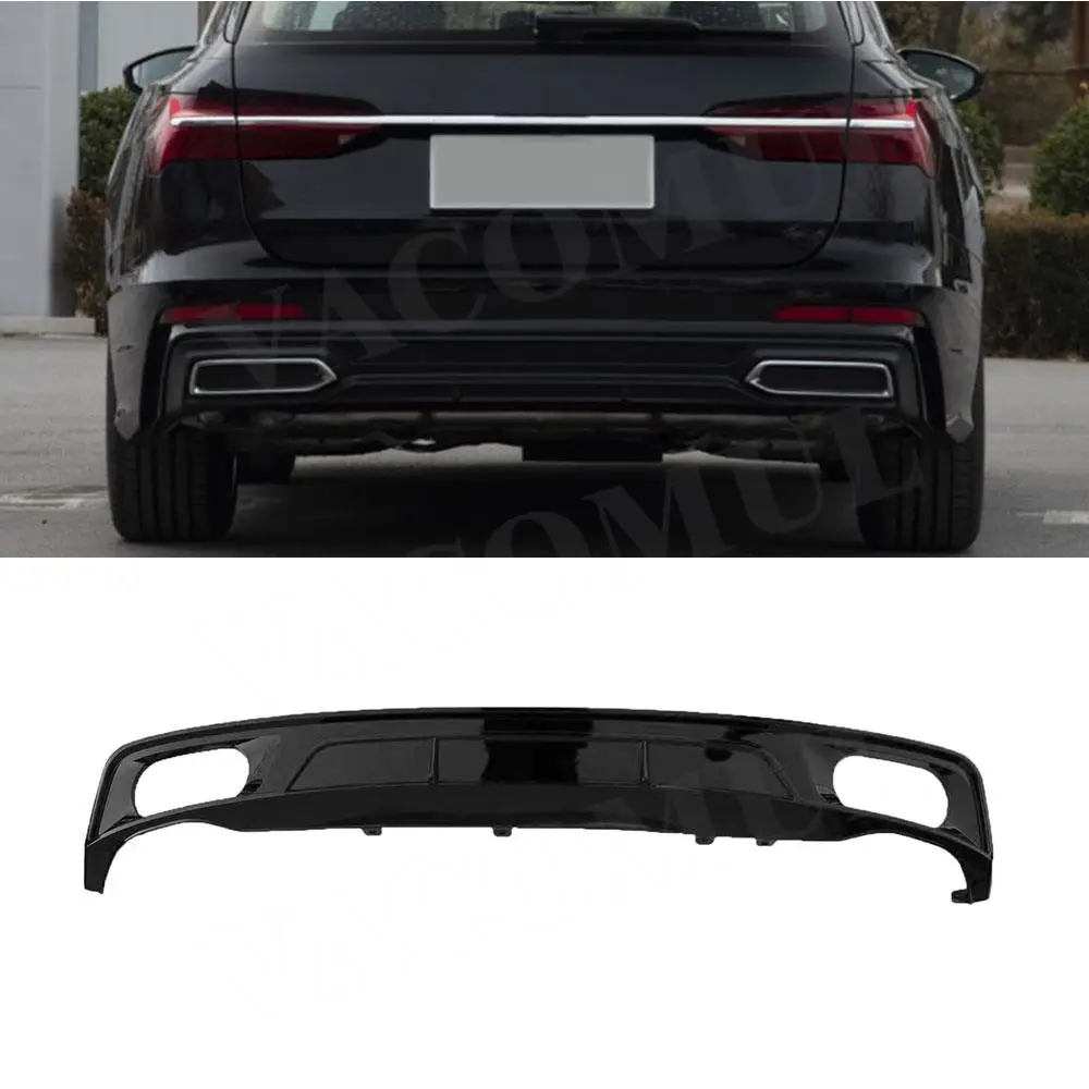 VACOMUL Carbon Fiber Rear Diffuser Bumper Lip Splitter Cover for Audi A6 S6 Sline not Standard 2019-21 ABS Rear Bumper Protector
VACOMUL Carbon Fiber Rear Diffuser Bumper Lip Splitter Cover for Audi A6 S6 Sline not Standard 2019-21 ABS Rear Bumper Protector