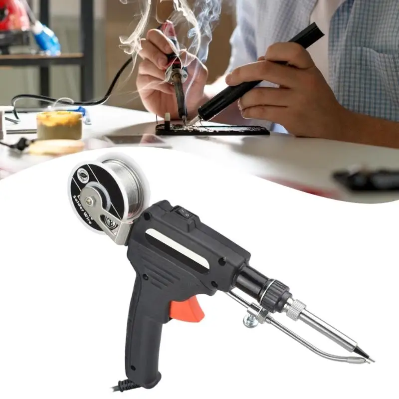 Electric Soldering Guns with Solder Sucker Single Hand Operations Heat Resistant D2RD
Electric Soldering Guns with Solder Sucker Single Hand Operations Heat Resistant D2RD