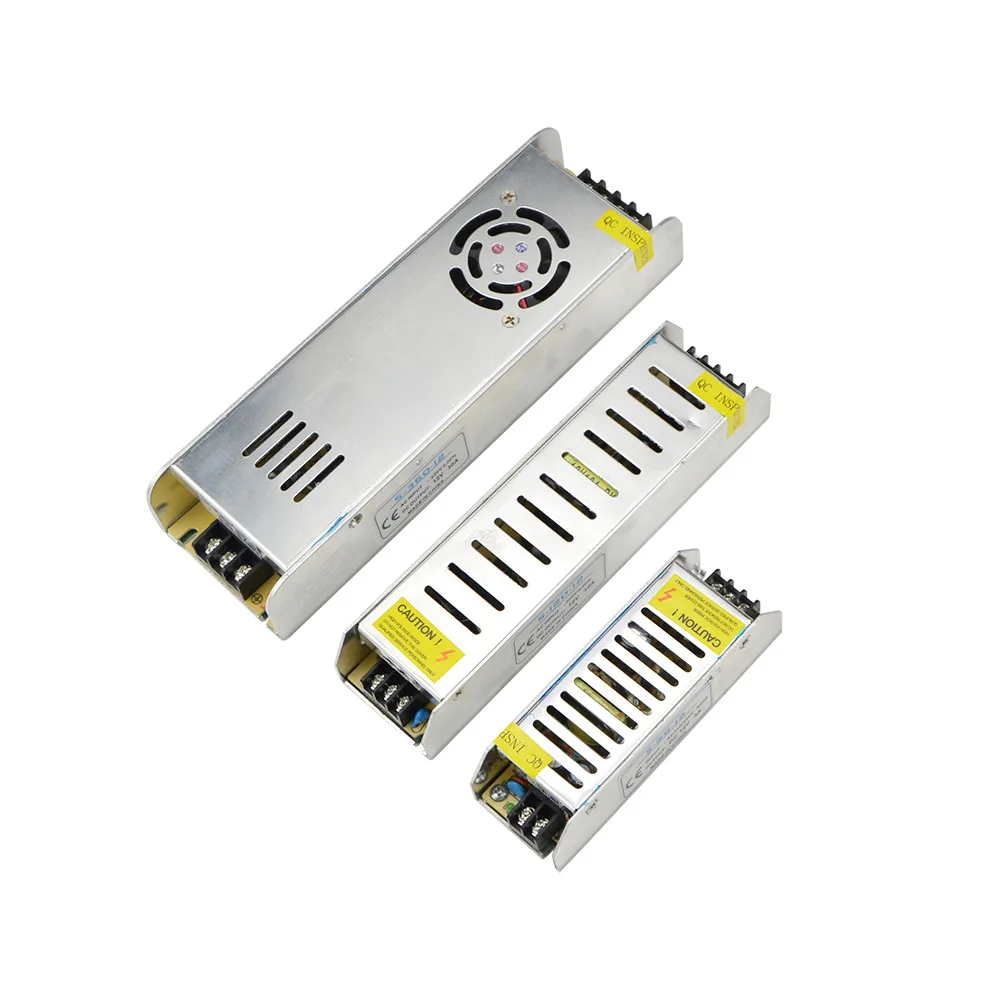 12V Switch Power Supply LED Lamp Strip Transformer Adapter AC110-220V to DC 12V 60W 100W 120W 150W 180W 200W 240W 360W 20A 30A
12V Switch Power Supply LED Lamp Strip Transformer Adapter AC110-220V to DC 12V 60W 100W 120W 150W 180W 200W 240W 360W 20A 30A