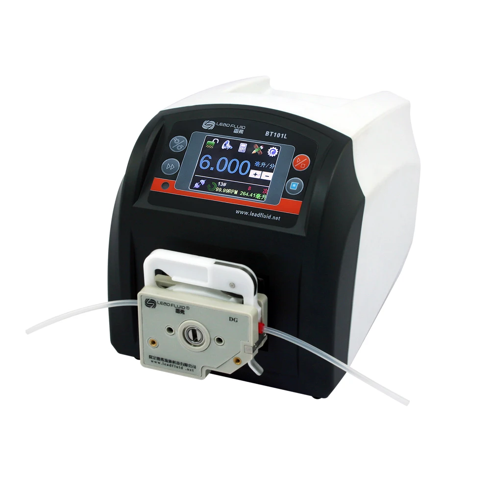 BT101L DG6-1(6rollers,1 channel) Lab Industrial Chemical Medical Intelligent Flow Peristaltic Pump Liquid 0.0002-49ml/min
BT101L DG6-1(6rollers,1 channel) Lab Industrial Chemical Medical Intelligent Flow Peristaltic Pump Liquid 0.0002-49ml/min