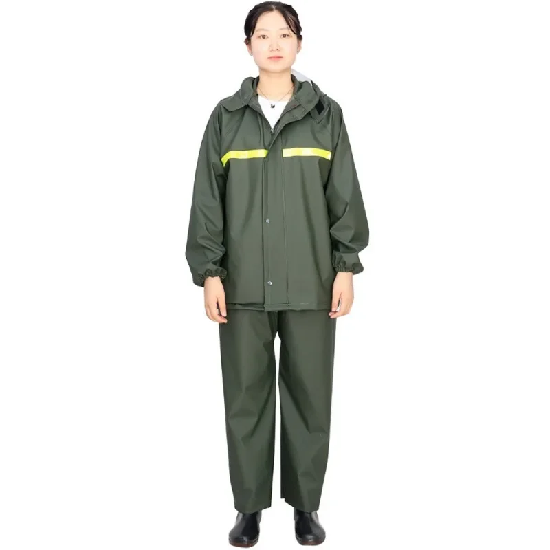 Raincoat rain pants set men's and women's waterproof long full-body electric vehicle one-piece split riding to prevent rainstorm
Raincoat rain pants set men's and women's waterproof long full-body electric vehicle one-piece split riding to prevent rainstorm