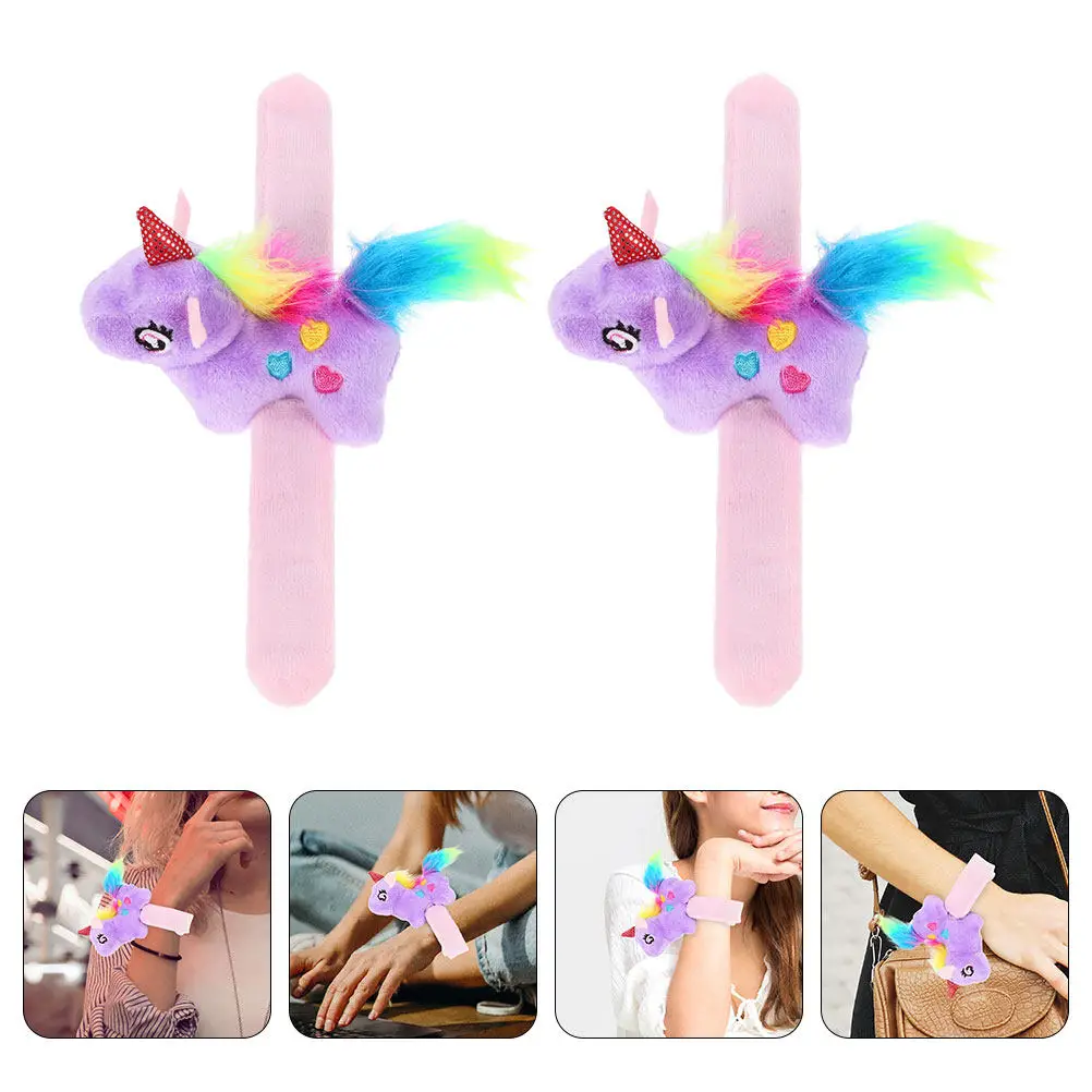 2 Pcs Bracelet Animal Bracelets Cartoon Wristbands Slap Animals Kids Toys Unicorn
2 Pcs Bracelet Animal Bracelets Cartoon Wristbands Slap Animals Kids Toys Unicorn