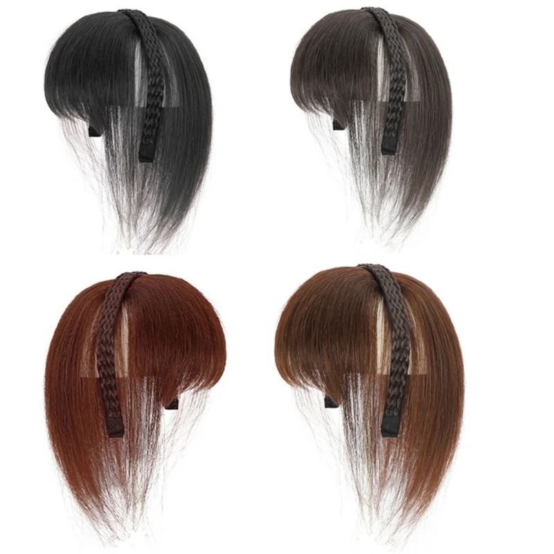 Natural False Bangs Hair Piece Headband Wispy Bangs Air Bangs for Daily Wear Hair Extension Synthetic HairBand Bangs
Natural False Bangs Hair Piece Headband Wispy Bangs Air Bangs for Daily Wear Hair Extension Synthetic HairBand Bangs