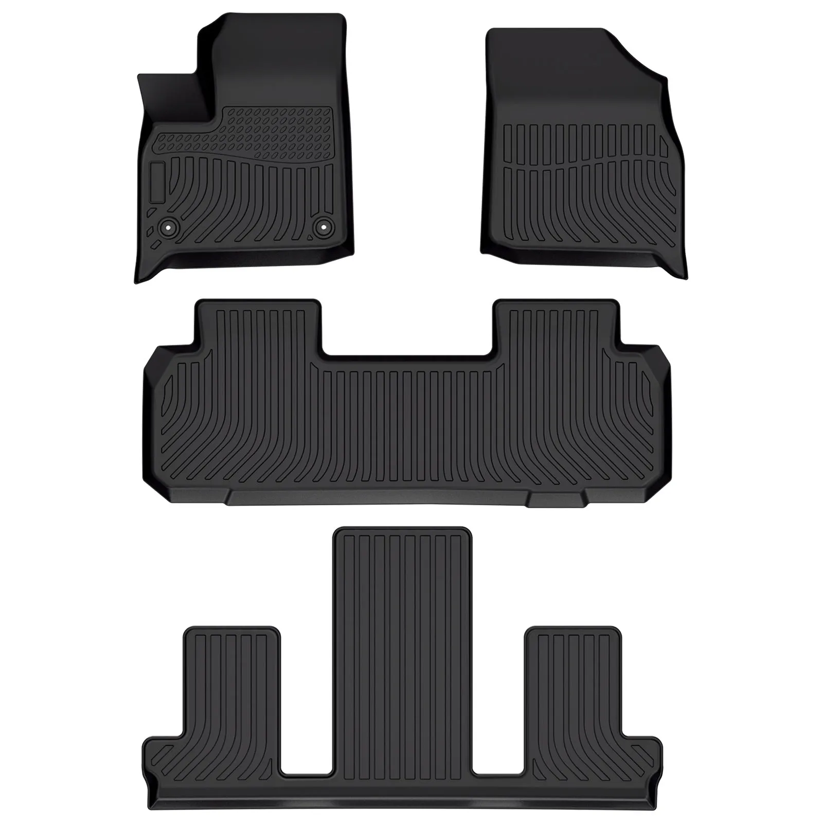 Fits 18-24 Chevy Traverse 7-Seat 3D Floor Mats All Weather Heavy Duty TPE Carpet
Fits 18-24 Chevy Traverse 7-Seat 3D Floor Mats All Weather Heavy Duty TPE Carpet