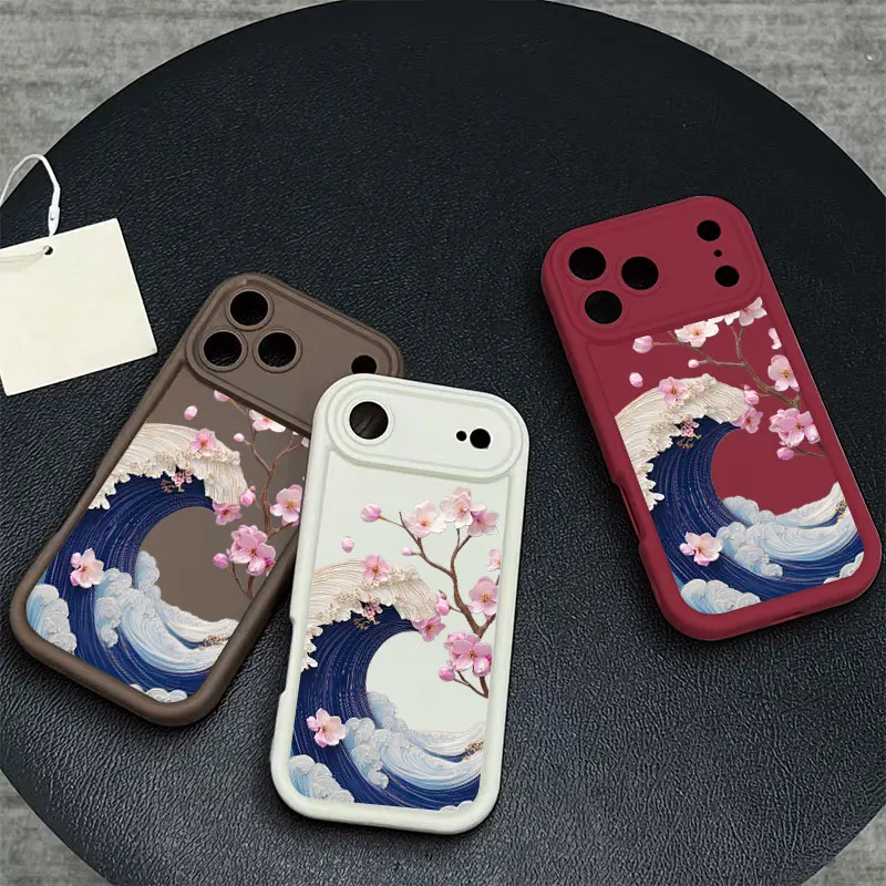 Wave Cherry Blossom Phone Case For iPhone X XR XS SE 4 11 12 13 MINI 14 15 16 16E 17 AIR PLUS PRO MAX Soft Shockproof Cover
Wave Cherry Blossom Phone Case For iPhone X XR XS SE 4 11 12 13 MINI 14 15 16 16E 17 AIR PLUS PRO MAX Soft Shockproof Cover
