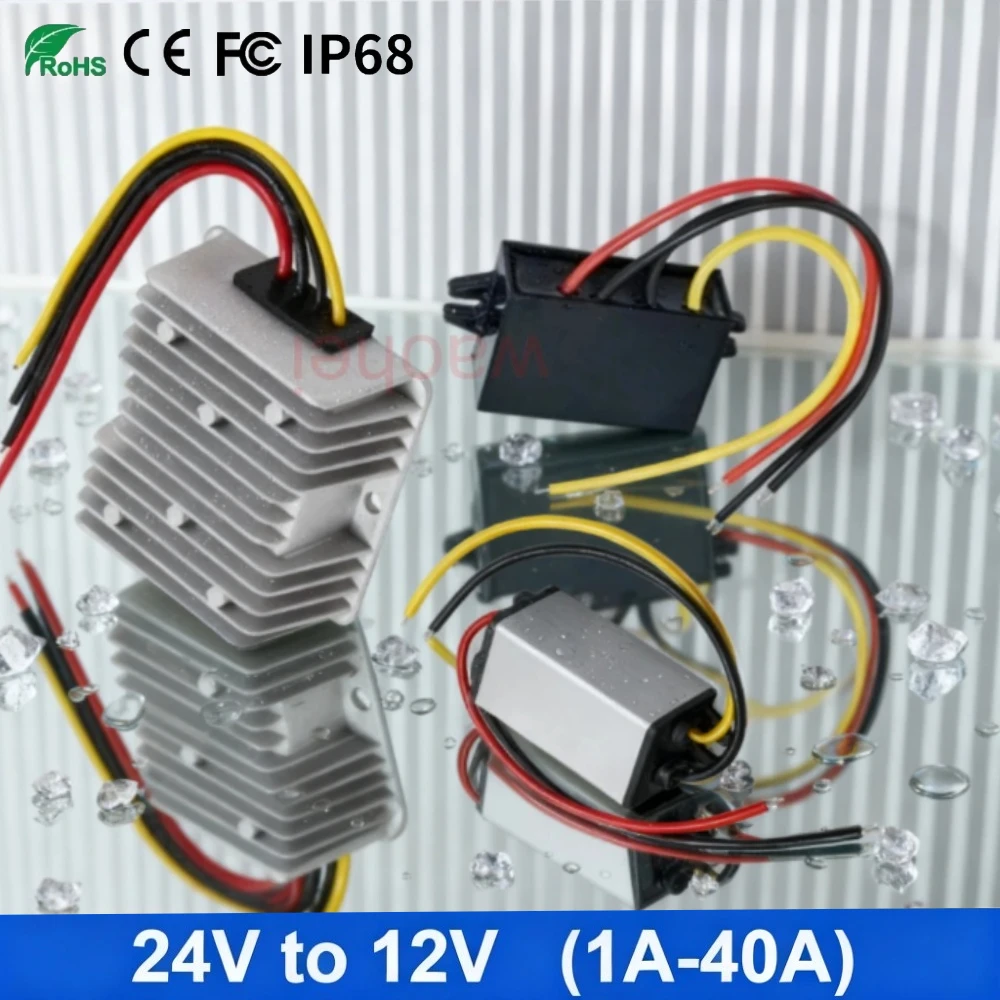 24V to 12V 1A to 40A DC DC Converter Step Down Stabilizer Voltage Buck Regulator Transformer 24 Volt to 12 Volt CE Certificated
24V to 12V 1A to 40A DC DC Converter Step Down Stabilizer Voltage Buck Regulator Transformer 24 Volt to 12 Volt CE Certificated