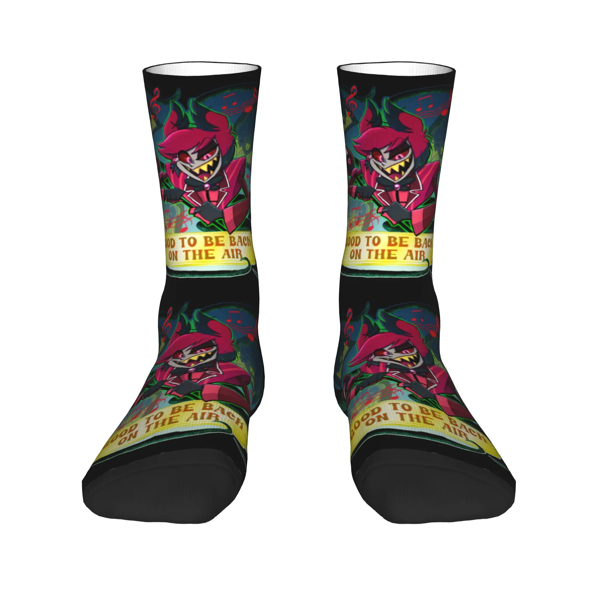 Cool Printed Hazbins TV Show Animation Hotel Socks for Women Men Stretchy Summer Autumn Winter Crew Socks
Cool Printed Hazbins TV Show Animation Hotel Socks for Women Men Stretchy Summer Autumn Winter Crew Socks