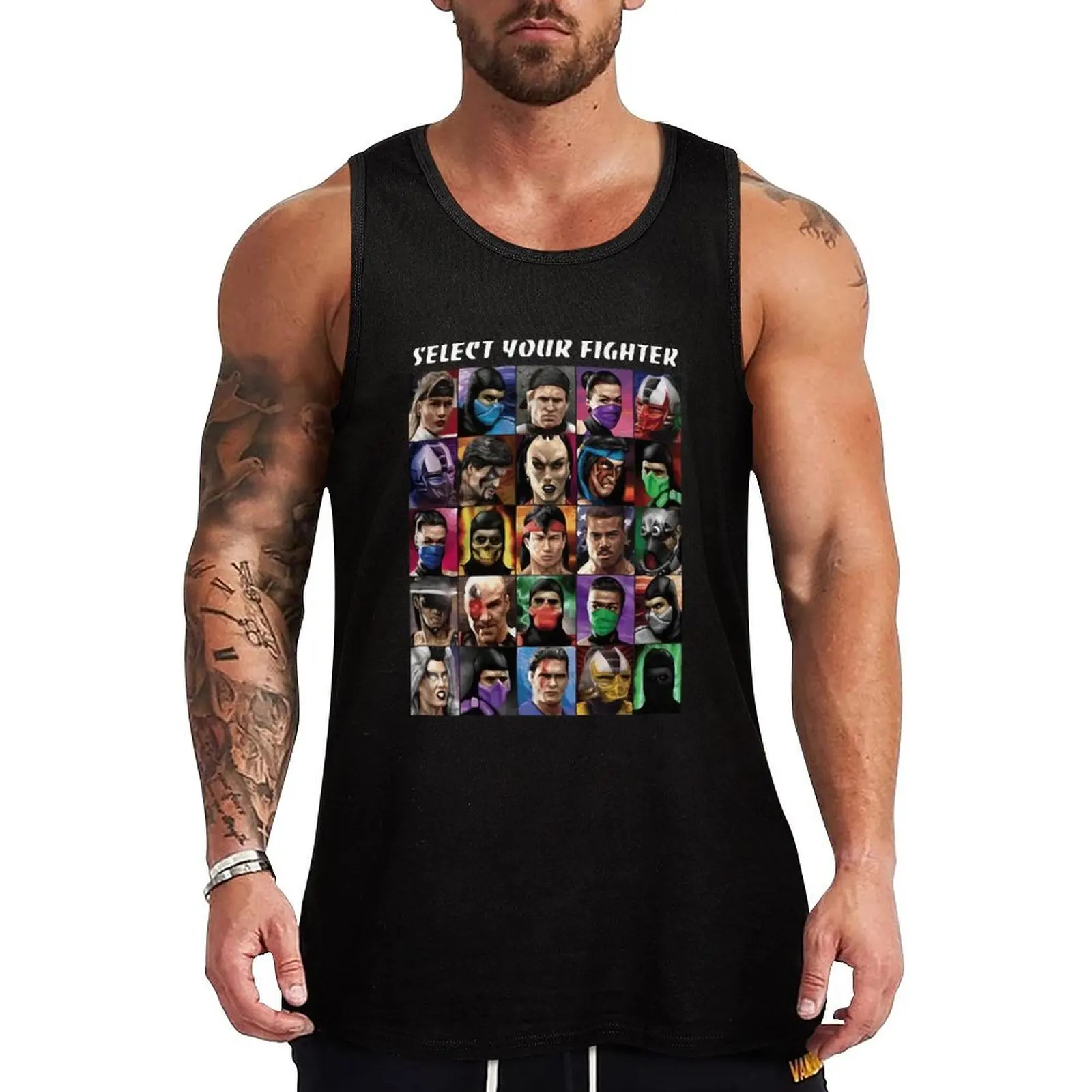 Mortal Kombat Select Your Fighter Tank Top Sleeveless T-shirt Bodybuilding clothing man vest men
Mortal Kombat Select Your Fighter Tank Top Sleeveless T-shirt Bodybuilding clothing man vest men