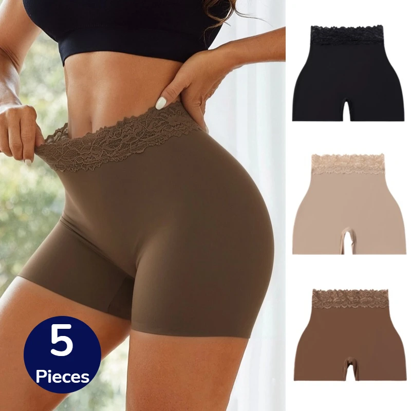TrowBridge 5PCS/Set High WaistWomen's Panties Lace Flower Female Boxers Underwear Shape Body Breathable Comfortable Boyshort Hot
TrowBridge 5PCS/Set High WaistWomen's Panties Lace Flower Female Boxers Underwear Shape Body Breathable Comfortable Boyshort Hot