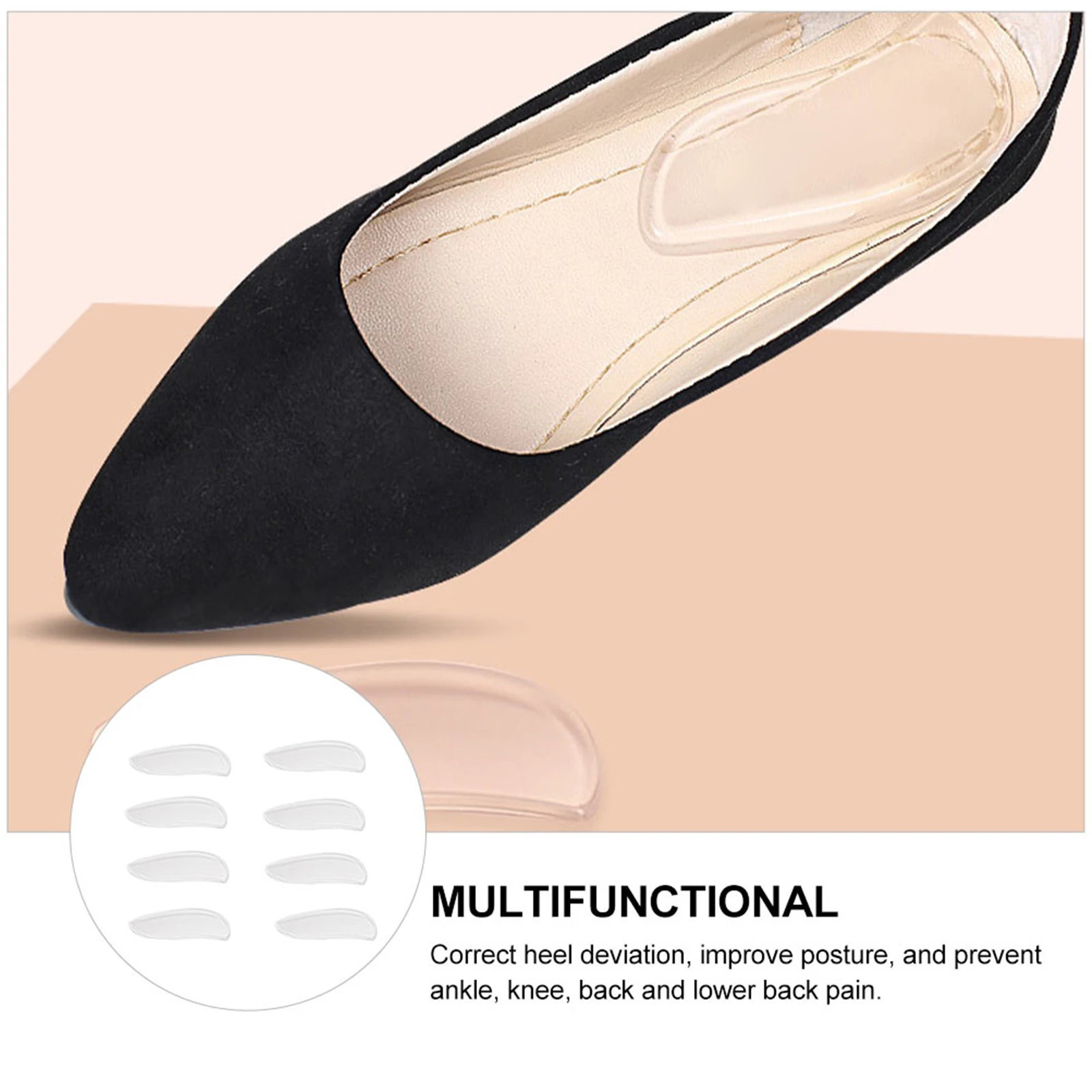 4pcs Orthopedic Insoles For Flatfoot Silicone Arch Support Shoe Cushion Heel Pain Relief Insole Flatfoot Corrector Orthotic
4pcs Orthopedic Insoles For Flatfoot Silicone Arch Support Shoe Cushion Heel Pain Relief Insole Flatfoot Corrector Orthotic