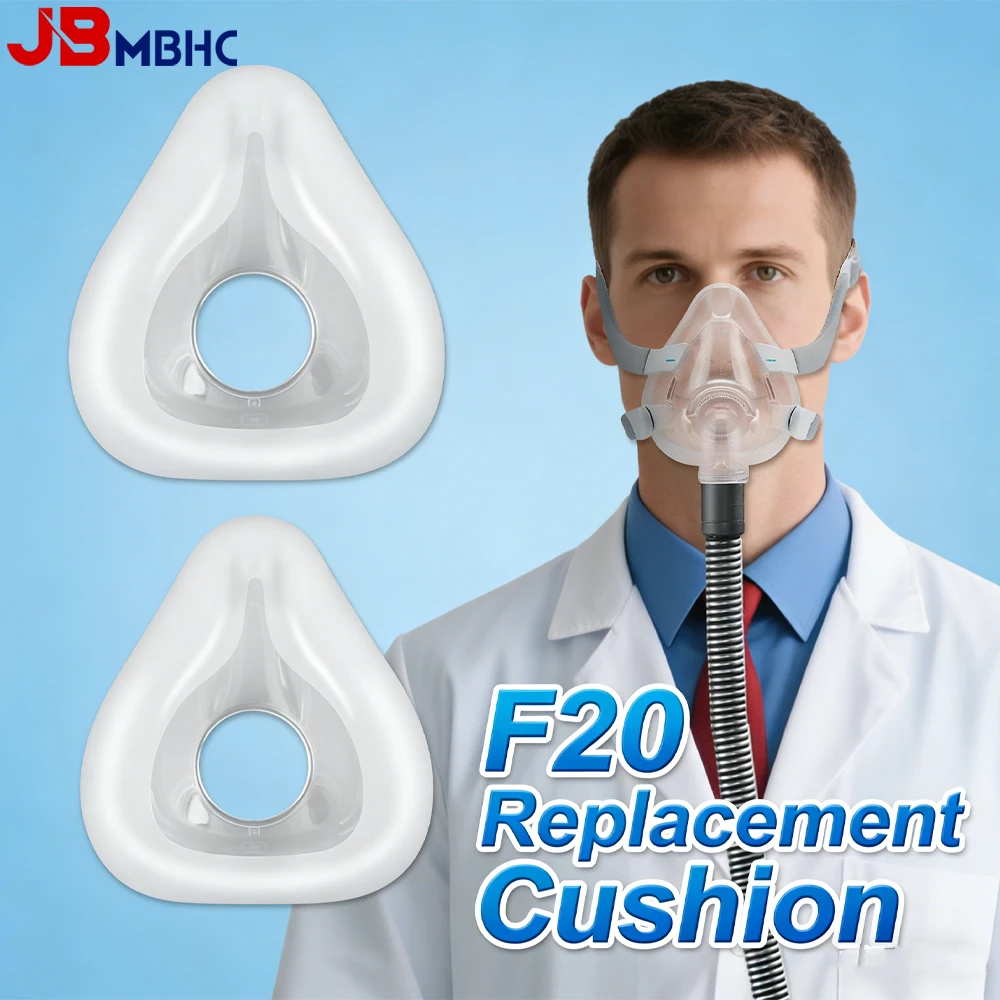F20 Face CPAP Mask Replacement Cushion with Ultra-Soft Seal Compatible with Original F20 Frame for Enhanced Comfort & Secure Fit
F20 Face CPAP Mask Replacement Cushion with Ultra-Soft Seal Compatible with Original F20 Frame for Enhanced Comfort & Secure Fit